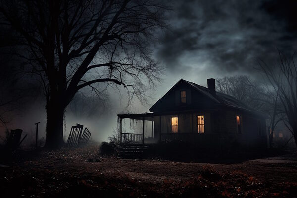 Фотография перформанса «Логово маньяка»